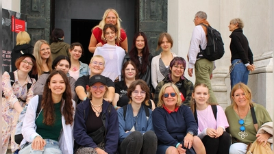FOS-Gestalter auf dreitägiger Exkursion in Venedig. (Bild: Stefanie Ziegler)