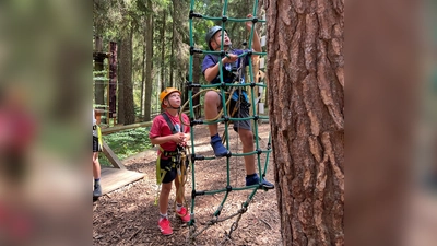 Beim Einstieg in eine neue Route (Bild: Michael Meiler)
