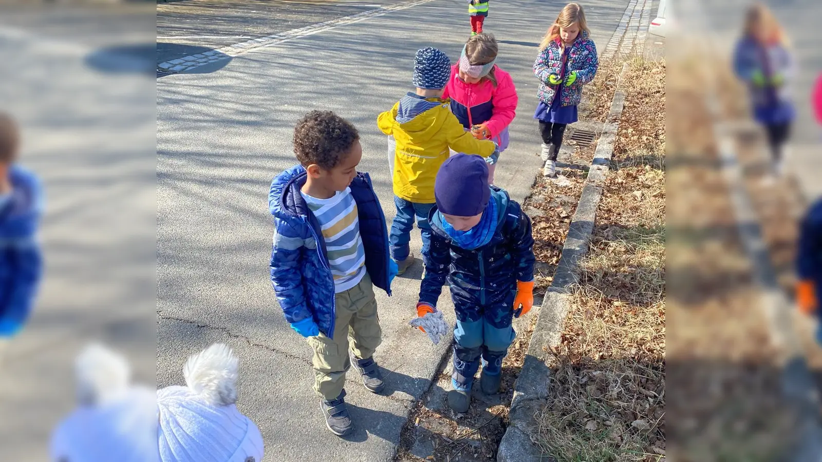 Die Kinder in Aktion.  (Bild: Jessica Winklmann)