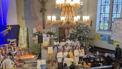 Weihnachtsmusical in der Kirche Hartmannshof. (Bild: Oliver Schmidt)