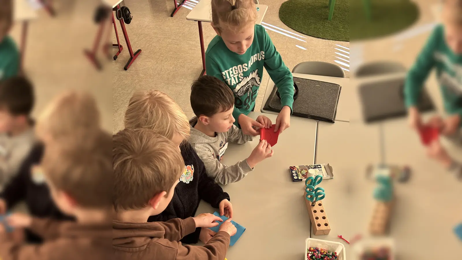 Kinder konnten bereits Schulluft schnuppern. (Bild: Gabriela Bäumler)