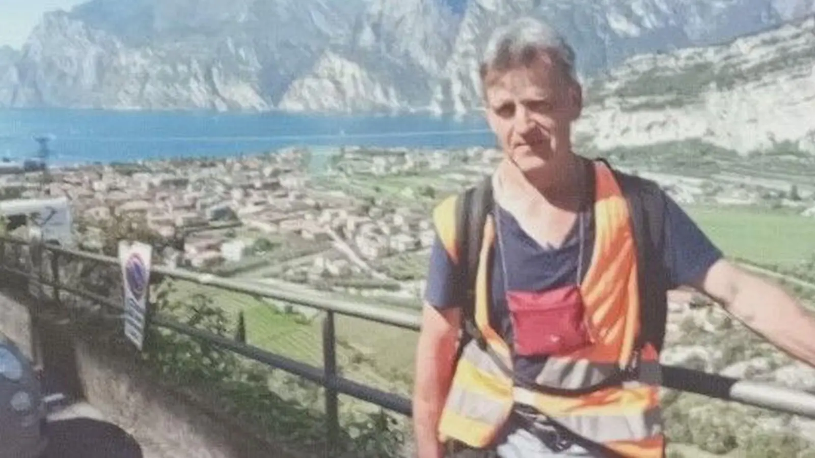 Richard Reger am Ziel seiner 15-tägigen Wanderreise  (Bild: Josef Enslein)