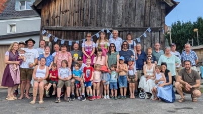 Die „Gschloßer” Gemeinschaft. (Bild: Katharina Bösl )