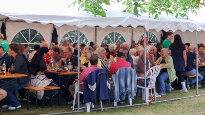 Gute und ausgelassene Stimmung herrschte unter den zahlreichen Besuchern (Bild: Michael Waldmann)