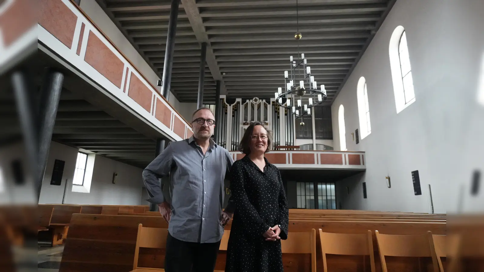 Musiker Stephanie Hruschka-Kumpf und Christian Reihenspieß. (Bild: Gerd Hennecke)