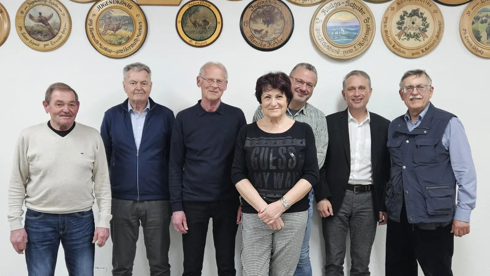 Unsere Jubilare , Vereinsvorsitzende Steffi Sadlo und BGM. Hermann Böhm (Bild: Stefan Giehrl)