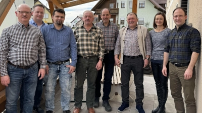 Die neue Vorstandschaft.  (Bild: Ludwig Wittmann)