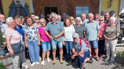 Information und Weinprobe in Iphofen (Bild: Manfred Haberzeth)