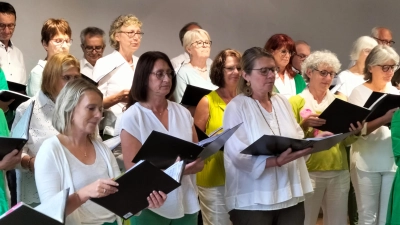 Sopran konzentriert beim Singen. (Bild: Brigitta Schultz )