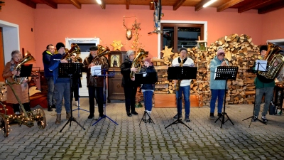 Die Musiker des Kurzkonzertes (Bild: Siegfried Zeug)