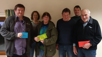 von links Daniel Dirnhofer, Renate Kellner, Anni Kopp, Marco Lingl, Bernhard Frischholz, Hans Balk (Bild: Corinna Beierl)