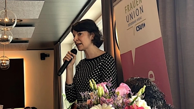 Gastrednerin bei der 60-Jahr-Feier der Frauen-Union Wiesau, Emmi Zeulner, MdB. (Bild: Christoph Korb)