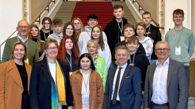 Besuch im Landtag.  (Bild: Alexander Köstler)