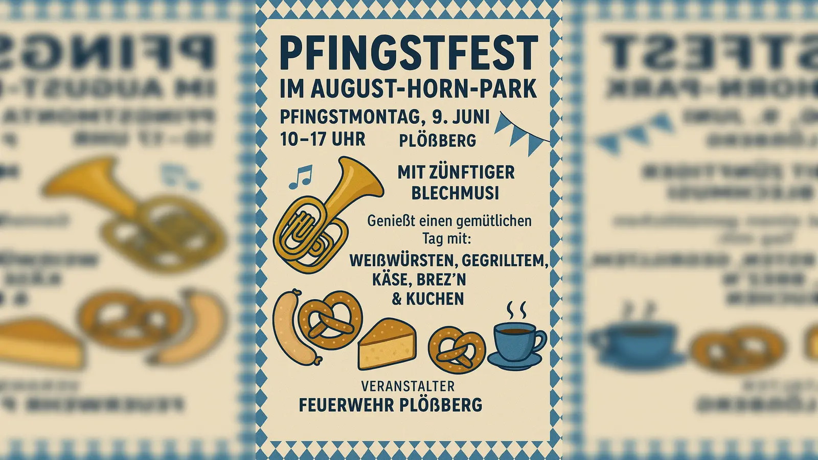 Pfingstfest der FF Plößberg (Bild: Florian Trißl)
