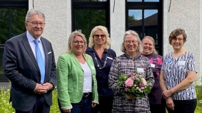 Verabschiedung von Rita Bieschke-Vogel in den wohlverdienten Ruhestand. (Bild: Anke Fähnrich)