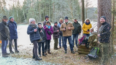 Die Wandergruppe des Fichtelgebirgsvereins. (Bild: Dr. Siegfried Steinkohl)