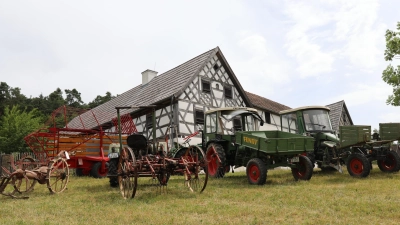 Viele alte Maschinen können bestaunt werden.  (Bild: Eva Gröninger)