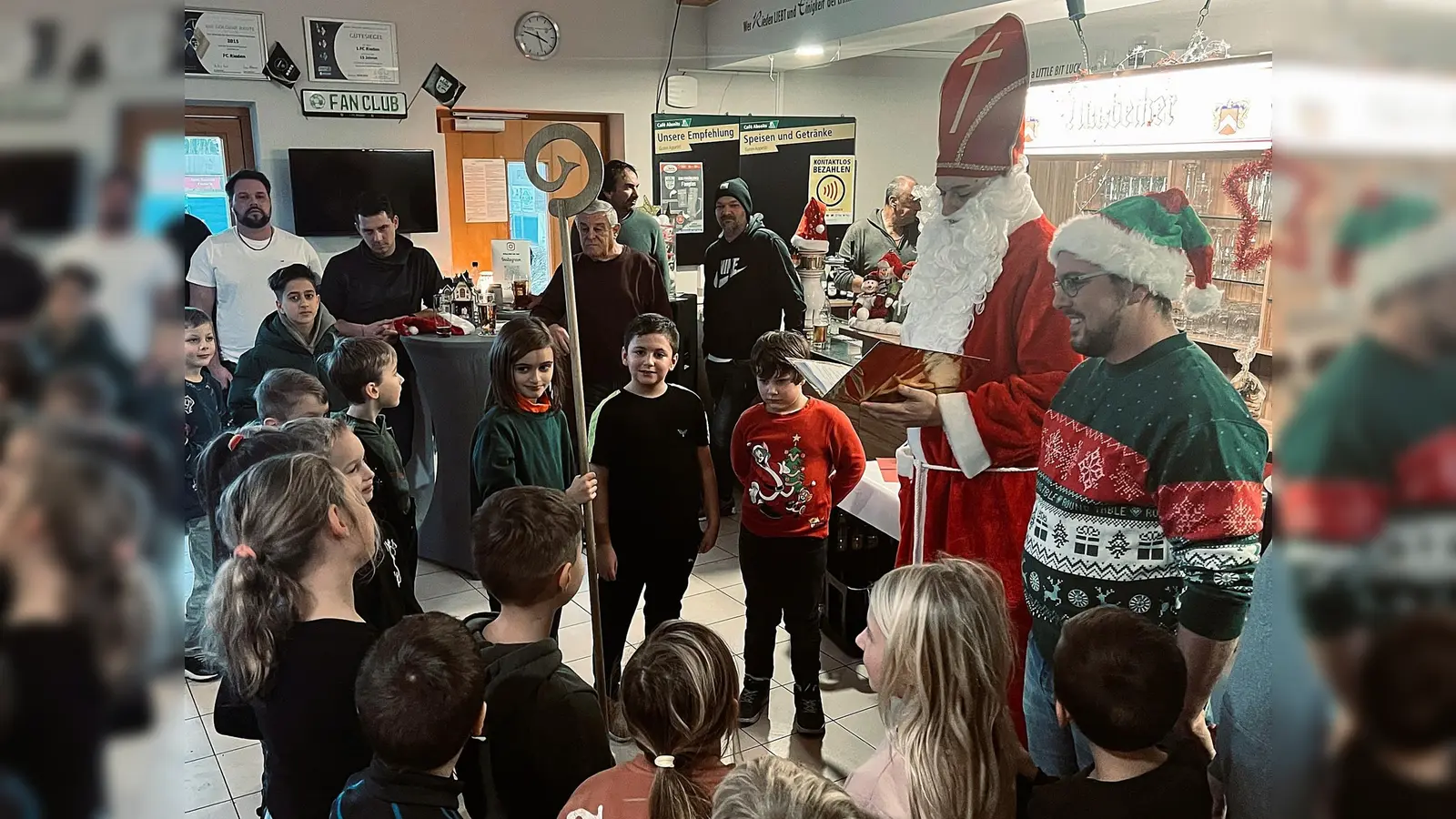 Auch der Nikolaus war zu Besuch. (Bild: Matthias Becker)