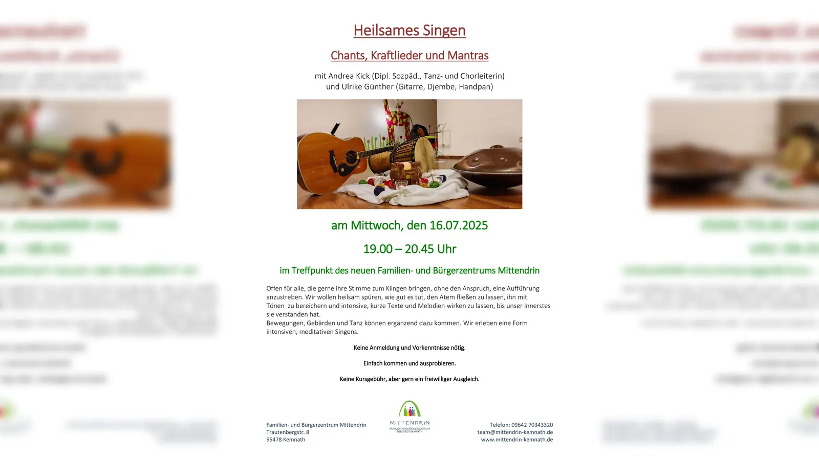 Heilsames Singen (Bild: Familienzentrum)
