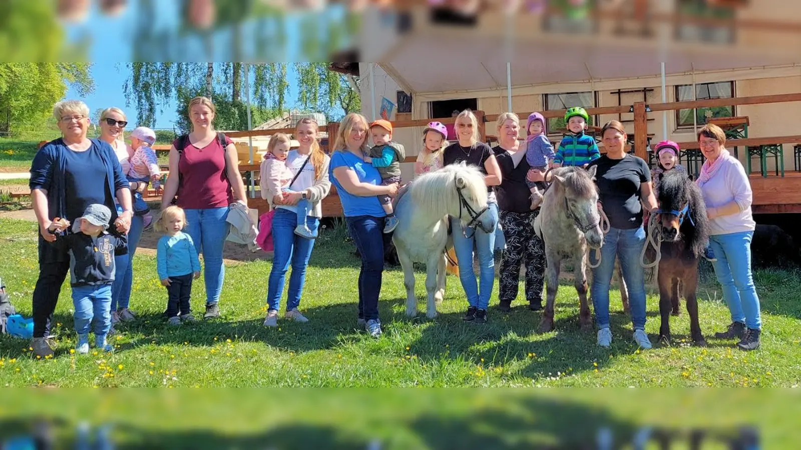 Die Kinder lernten den Umgang mit Pferden. (Bild: Johann Bauer)
