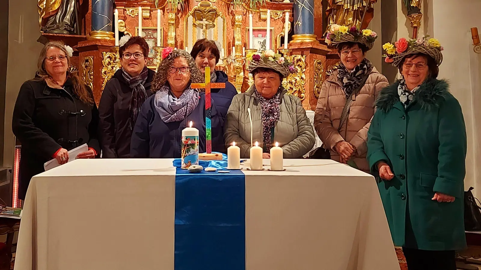 Frauen aus Oberbibrach bereiteten den Gottesdienst zum Weltgebetstag vor und feierten ihn zusammen mit den Frauen der Region. (Bild: Cheryl Frank)