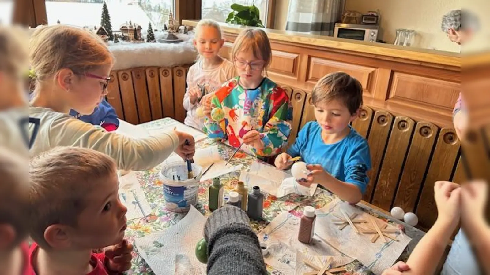Bastelnachmittag der OWV-Kindergruppe (Bild: Anja Thalhauser)