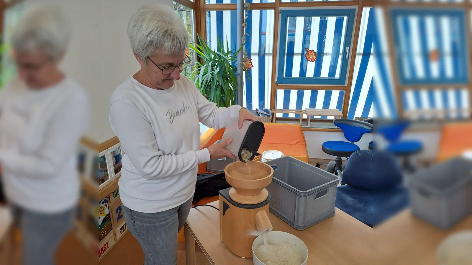Die Müllerin von der Frodersreuther Mühle  (Bild: Stefanie Unterburger)