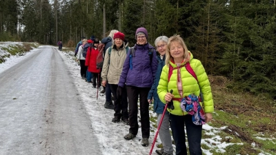 Die Wanderer genossen die Strecke sehr. (Bild: Jori Kiener)