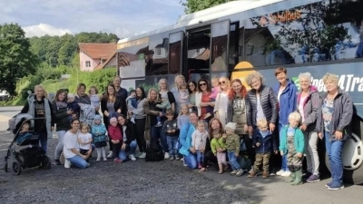 Teilnehmer Ausflug Rappelkisten Mitterteich und Tirschenreuth (Bild: Birgit Mayer)